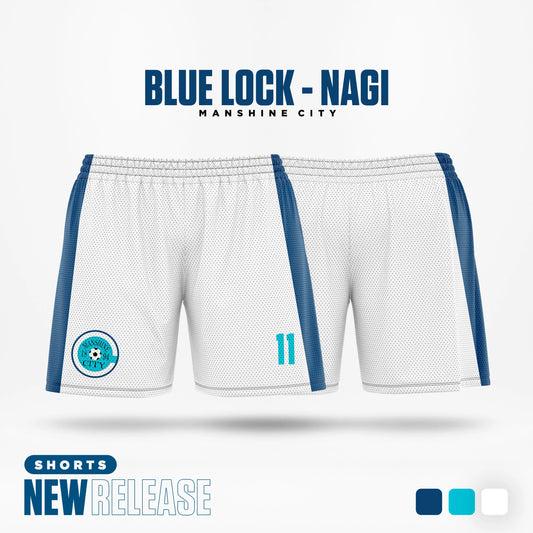 Blue Lock Shorts - Manshine City Away Kit