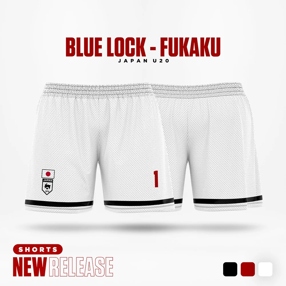 Blue Lock Shorts - U20 Japan Home Kit