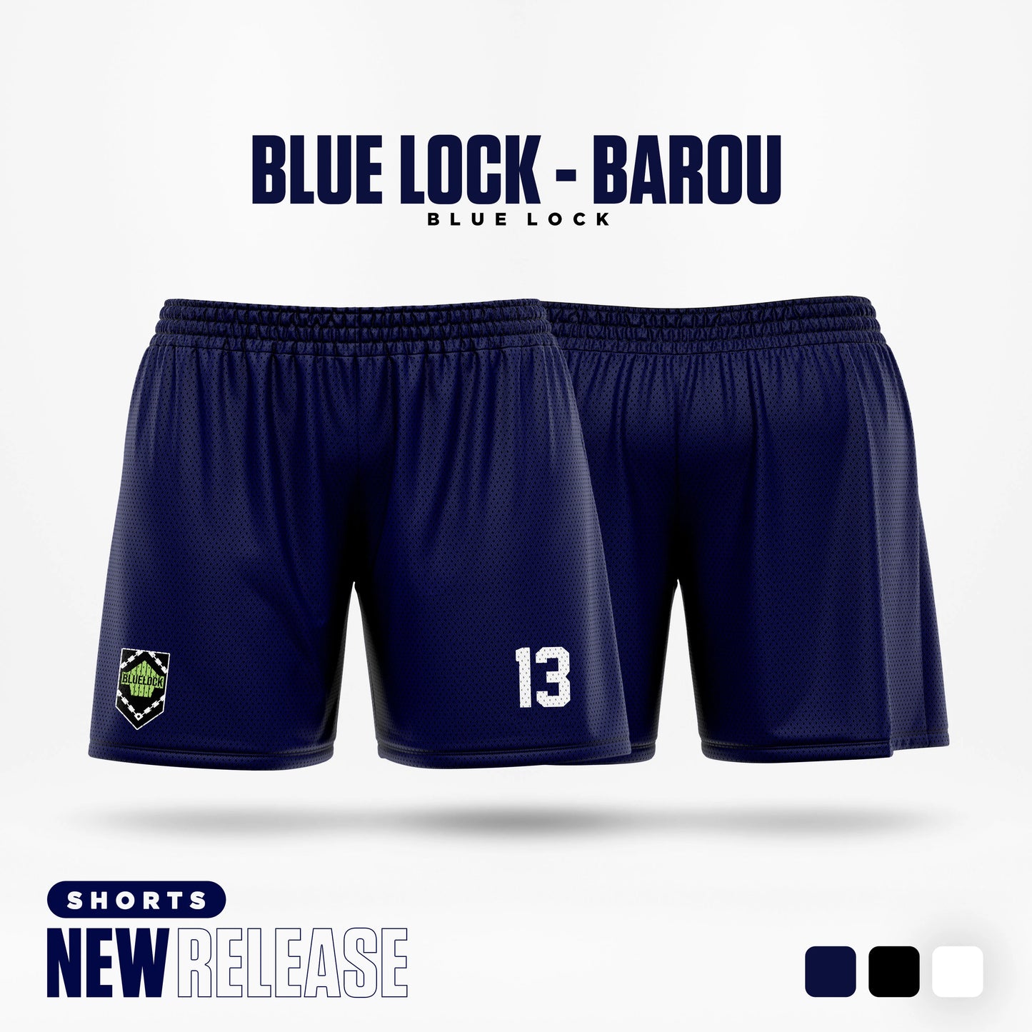 Blue Lock Shorts - Classic Home Kit