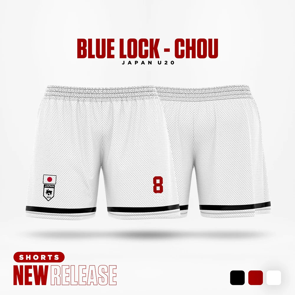 Blue Lock Shorts - U20 Japan Home Kit