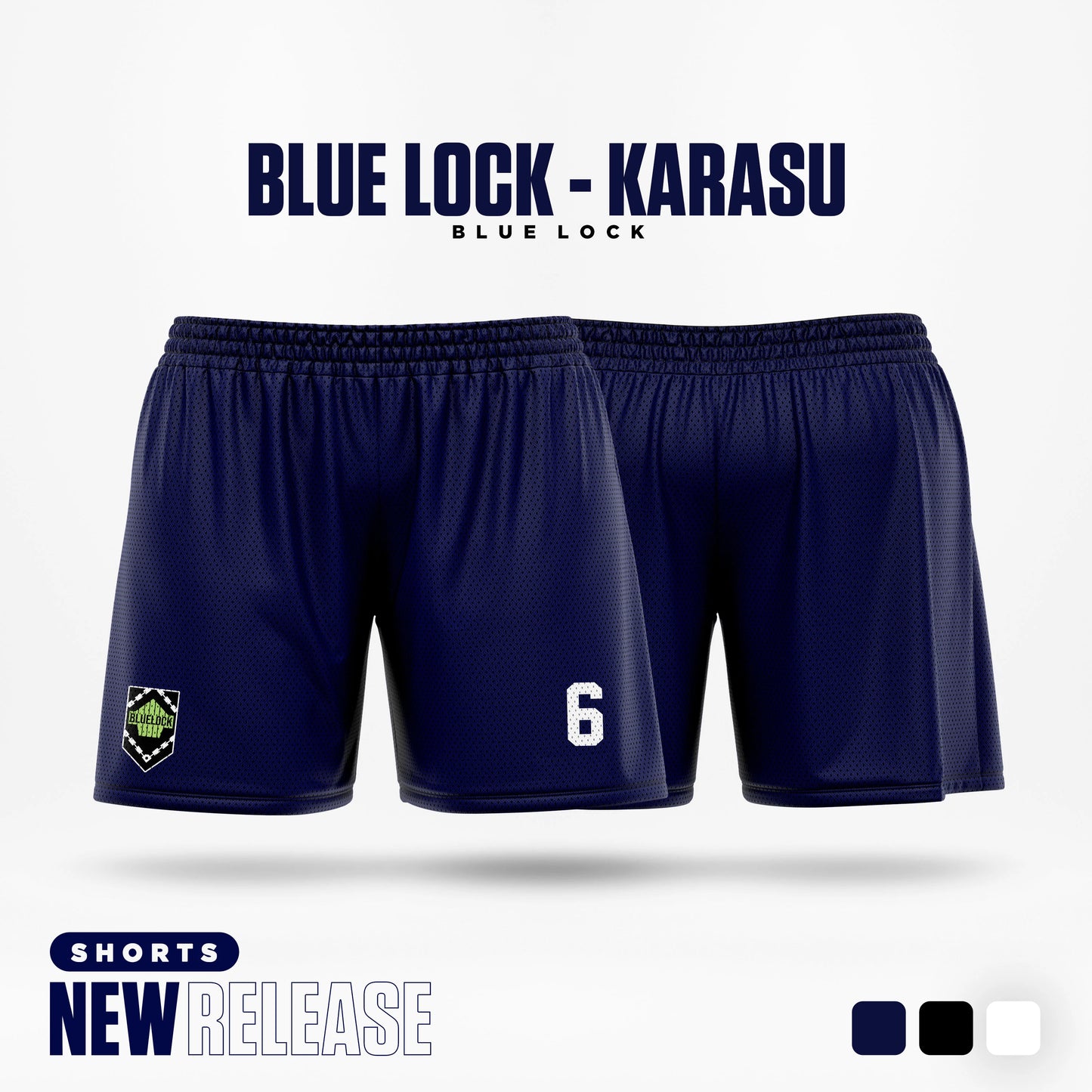 Blue Lock Shorts - Classic Home Kit