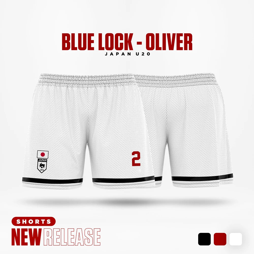 Blue Lock Shorts - U20 Japan Home Kit